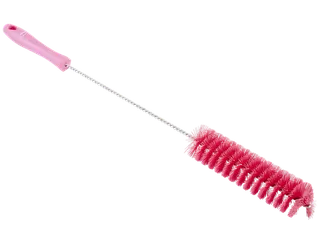 Hygiene 5378-1 pijpenborstel roze harde vezels, Ã¸40x510mm /15 - 1