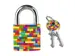 Hangslot Masterlock 30mm met 2 sleutels Assorti motief