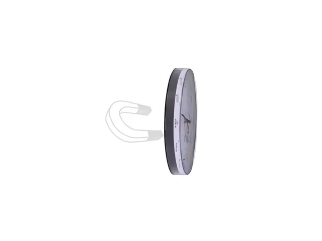 Classic magnetische wandklok met een diameter van 25 cm.