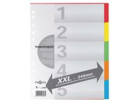 Tabblad A4XXL 11R kleurkarton/set 5