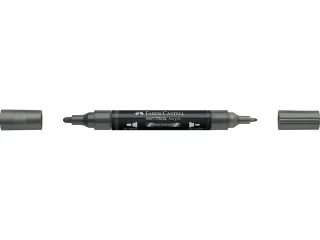 Acrylmarker Faber-Castell Multimark 297 steel metallic - 2