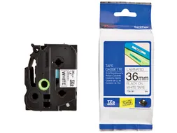 Labeltape Brother P-touch TZe-261 standaard 36mm zwart op wit