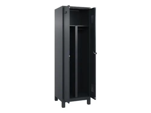 PBM-locker,HxBxD 1950x600x500mm,2vak,vak B 300mm,draaigrendel