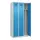 locker voor scheiding van kleding,HxBxD 1850x900x500mm,3vak