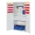 kast met sleufplaat,HxBxD 1950x1000x600mm,2xStalen bodem,RAL5010