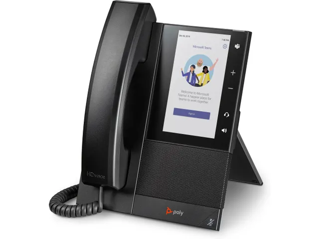 POLY CCX 505 Business Media Telefoon Microsoft Teams PoE-ondersteuning