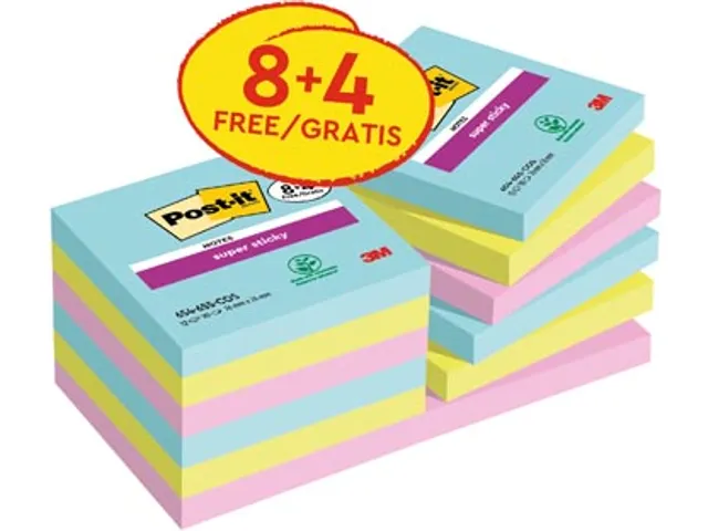 notes Cosmic 90 vel 76 x 76 mm 8 + 4