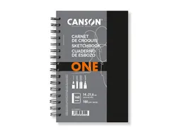 Schetsboek Canson Art Book One spiraalgebonden 80vel 100gr 140x216mm w