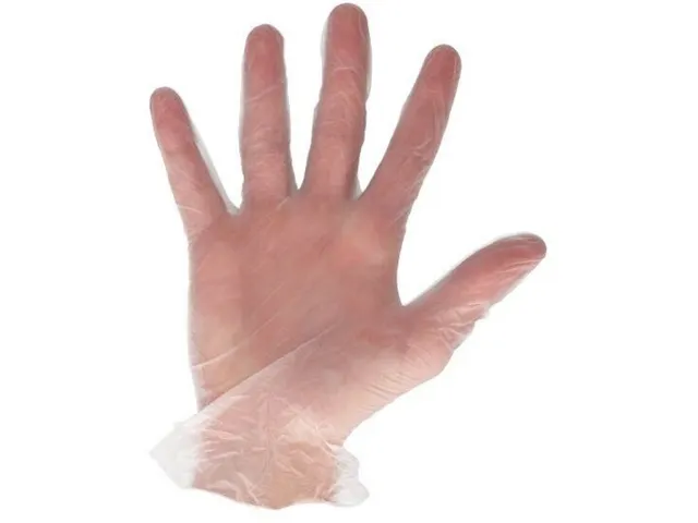 Handschoen CMT S vinyl poedervrij wit 100 stuks