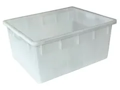 Conische Bak Pe Hxlxb 380X800X640Mm Inhoud 145L Naturel Wit