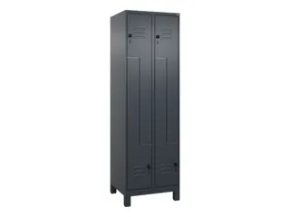 Z-garderobekast,HxBxD 1950x600x500mm,vak B 150/300mm,draaigrendel - 1