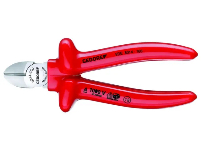 VDE 8314-160 VDE diagonaalscharen met gedipte isolatie 160mm