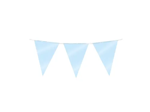 Party Flag Foil Baby Blue