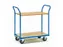 Tafelwagens 1600 200kg 2 Etages 850x500mm Houten Plaat