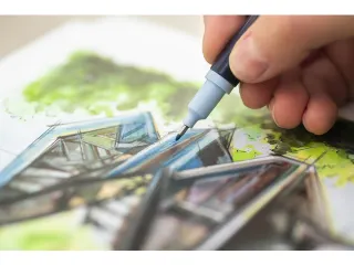 Sketchmarker Faber-Castell Goldfaber etui 6 stuks Architecture op alco - 7