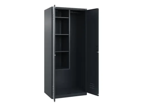 schoonmaakkast,HxBxD 1850x800x500mm,links 4vakken