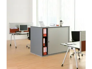 jaloeziedeurkast,HxBxD 820x800x450mm,sokkel kleur wit,decor esdoorn - 1