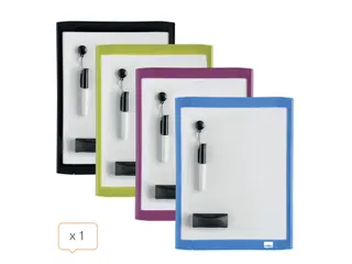 Whiteboard Nobo 21.6x28cm Magnetisch Assorti - 6