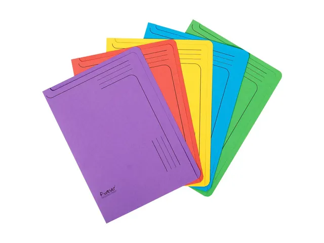 Pak van 25 L-mappen Forever 290g/m² A4 22x31cm assorti