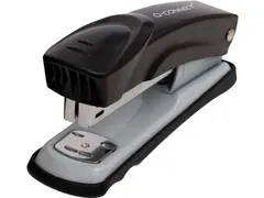 Q-connect Nietmachine Metaal Half Strip 25vel Zwart