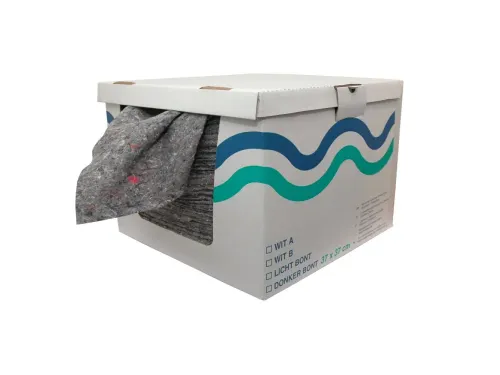 CMT Poetsdoek Donkerbont 37x37cm Doos 5 kg