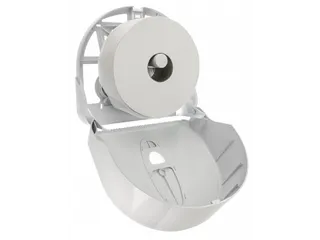 Kunststof Toiletpapier Jumborol dispenser Maxi Wit - 4