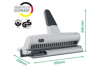 Perforator Leitz 5115 heavy duty 23-gaats 15vel zilver - 9
