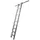 Stellingladder Aluminium 4Haken 10Treden Boom L 2.70M