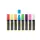 Krijtstift Securit Sma-720 Blokpunt 7-15mm Assorti 8 Stuks