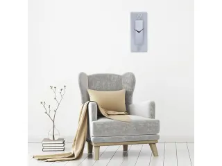 Wandklok Nextime 20x50cm glas Frosted/Mirror Dali - 9