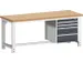werkbank,HxBxD 740-1140x2000x750mm,beukenblad,draagverm. 1500kg