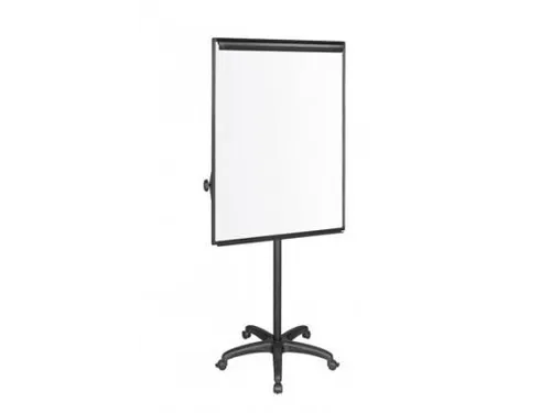 Flipchart Magnetisch Met 5 Wielen 100x70cm Zwart