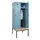 locker met bank,HxBxD 2120x800x815mm,2vak,vak B 400mm,draaigrendel