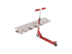 Steprek voor 6 steppen L 990mm eenzijdig RAL7044