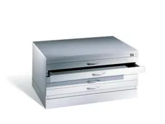 Tekeningenkast Hxbxd 760x1350x960mm 5 Laden Din A0 Ral7035