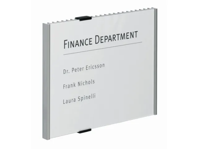 Durable deurbord InfoSign 297x210mm zilverkleur