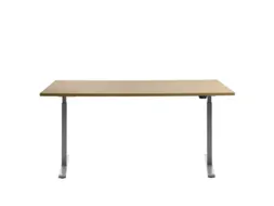 Elektrisch ihv bureau,HxBxD 700-1200x1600x800mm,blad esdoorn