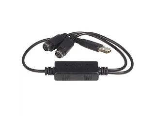 USB naar PS2 Toetsenbord en Muis Adapter - 1