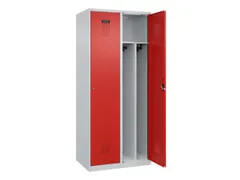 locker voor scheiding van kleding,HxBxD 1850x800x500mm,2vak
