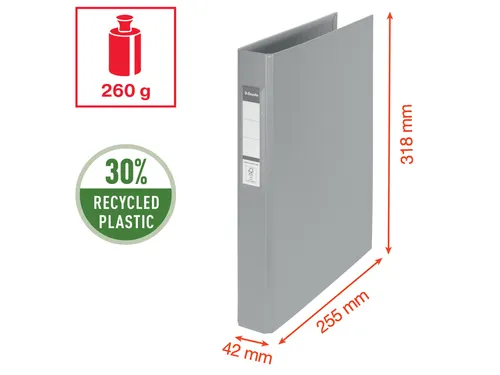 Ringband Esselte 2 rings O-mech A4 25mm Pp Groen