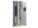 armoire à linge,HxlxP 1800x600x500mm,RAL7035,face avant RAL3000