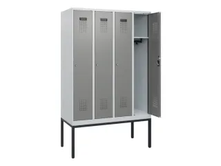 schoollocker,HxBxD 1950x1200x500mm,4vak,vak B 300mm,cil.-slot - 1