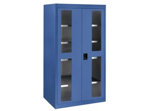 zwaarlastkast met zwenkdeuren,HxBxD 1950x1146x690mm,lak RAL5019