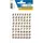 Etiket Herma 4193 8mm Getallen 0-9 Goudfolie Glitter 64 stuks
