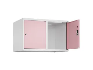 opzetkast,v. locker,2vak.,vak B 400mm,HxBxD 500x800x500mm,cilinderslot - 1