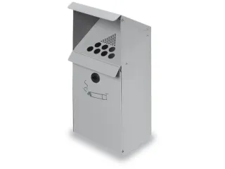 Wandasbak 3.7 liter Hxbxd 410x180x150mm Schuine Verzinkt Zilver - 1
