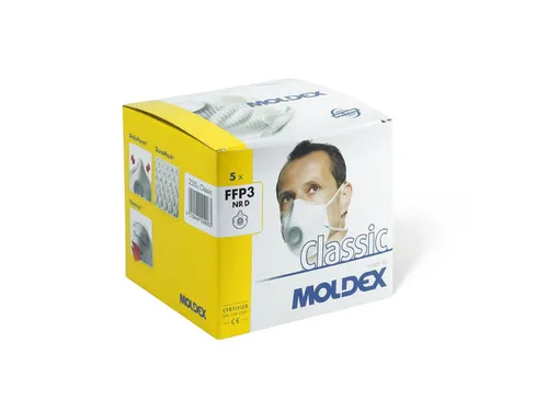 Moldex stofmasker Classic FFP3 NR D Ventex Klima-ventiel 5 Stuks