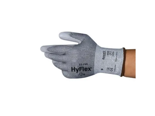 Ansell HyFlex 11-755 snijbestendige handschoenen, grijs, maat 12, 144