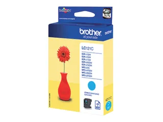 Inktcartridge Brother LC-121C blauw - 2