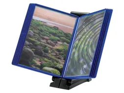 Infomanager Djois Flex-O-Frame basis met 10-tassen antraciet/blauw